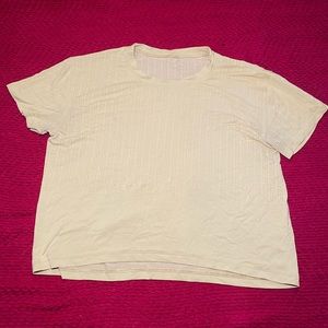 YELLOW lululemon breathable short sleeve size 8